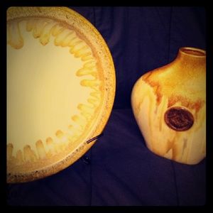 Vase/plate set